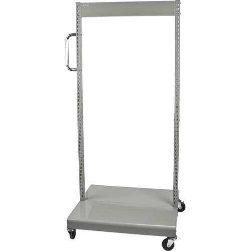 Mobile Tilt Bin Rack - Cart Only, Double-sided, 26-1/4" W x 22" D x 57-1/2" H Rock Safety Industrial Ltd