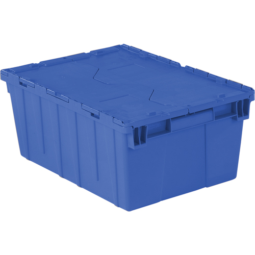 Contenants de distribution Flipak en plastique poly&eacute;thyl&egrave;ne (PE), 21,9" x 15,2" x 9,3", Bleu Rock Safety Industrial Ltd
