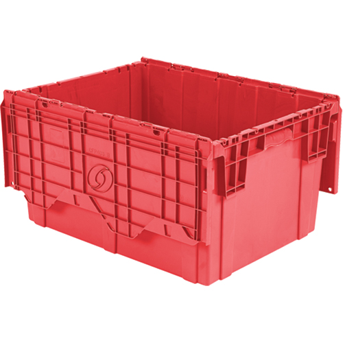 Flipak Polyethylene Plastic (PE) Distribution Containers, 27.9" x 20.9" x 15.2", Red Rock Safety Industrial Ltd