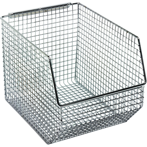 Bacs en fil m&eacute;tallique empilables et suspendables Rock Safety Industrial Ltd