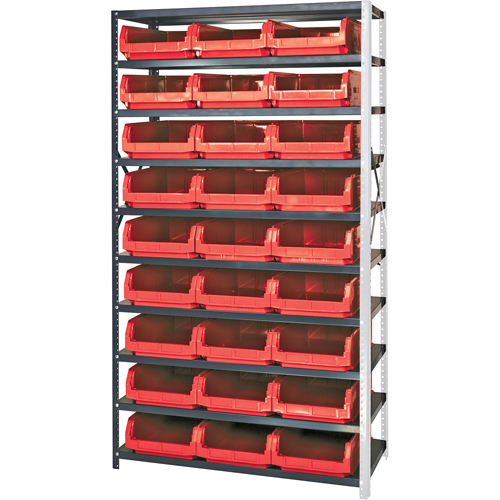 &eacute;l&eacute;ment de rayonnage avec bacs empilables, Acier, Bac Magnum, Capacit&eacute; 650 lb, 42" la x 76" h Rock Safety Industrial Ltd