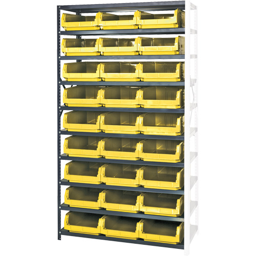&eacute;l&eacute;ment de rayonnage avec bacs empilables, Acier, Bac Magnum, Capacit&eacute; 650 lb, 42" la x 76" h Rock Safety Industrial Ltd