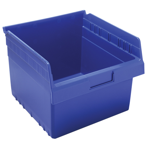 Bacs pour &eacute;tag&egrave;re Store-Max, 11-1/8" la x 8" H x 11-5/8" p, Bleu, Capacit&eacute; 44 lb Rock Safety Industrial Ltd