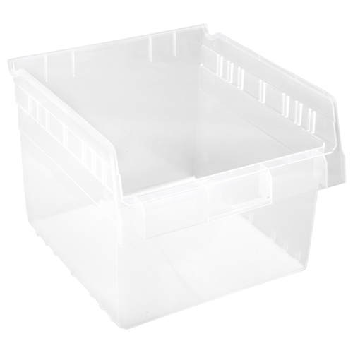 Bacs pour &eacute;tag&egrave;re Store-Max, 11-1/8" la x 8" H x 11-5/8" p, Transparent, Capacit&eacute; 44 lb Rock Safety Industrial Ltd