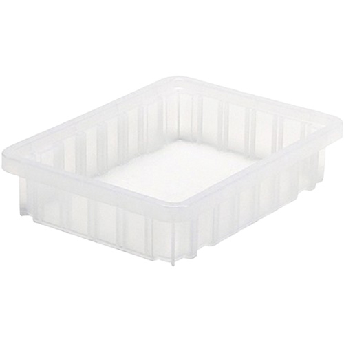 Contenant Divider Box, Plastique, 10,875" la x 8,25" p x 2,5" h, Transparent Rock Safety Industrial Ltd