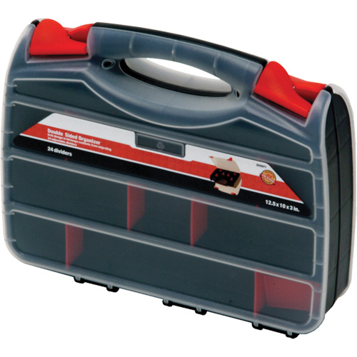 Boîte &agrave; compartiments en plastique, 10,25" la x 12,25" p x 3" h, 32 compartiments Rock Safety Industrial Ltd