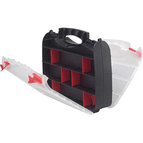 Boîte &agrave; compartiments en plastique, 10,25" la x 12,25" p x 3" h, 32 compartiments Rock Safety Industrial Ltd