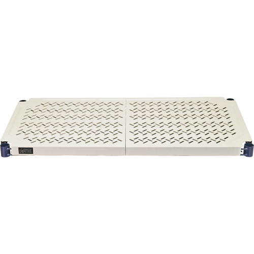 &eacute;tag&egrave;re en fils m&eacute;talliques avec tablettes en plastique, Cadre en fils m&eacute;talliques avec tablettes en plastique, Sans boulons, Capacit&eacute; 600 lb, 30" la x 72" h x 18" p Rock Safety Industrial Ltd