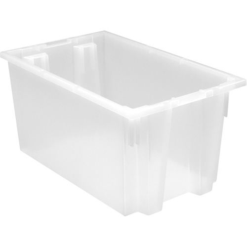 Contenant robuste Stack & Nest, 12" x 19,5" x 23,5", Transparent Rock Safety Industrial Ltd