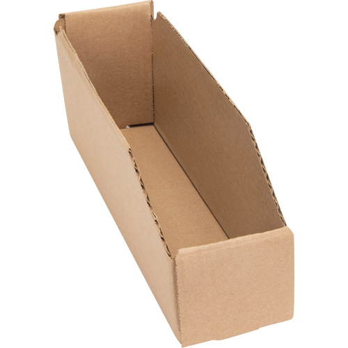 Boîtes profondes en carton ondul&eacute;, 2-7/8" la x 11-1/4" p x 4-1/2" h, Beige Rock Safety Industrial Ltd