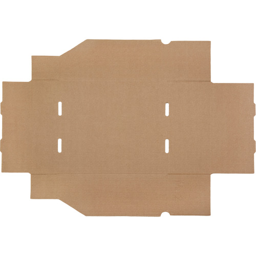 Boîtes profondes en carton ondul&eacute;, 11-3/4" la x 11-1/4" p x 4-1/2" h, Beige Rock Safety Industrial Ltd