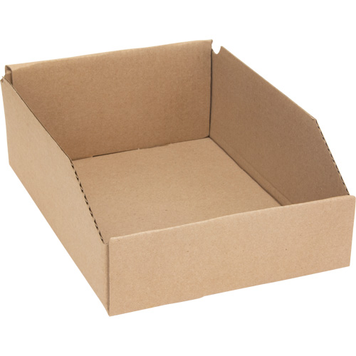 Deep Corrugated Parts Bins, 8-3/4" W x 11-1/4" D x 4-1/2" H, Beige Rock Safety Industrial Ltd