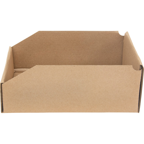 Deep Corrugated Parts Bins, 8-3/4" W x 11-1/4" D x 4-1/2" H, Beige Rock Safety Industrial Ltd
