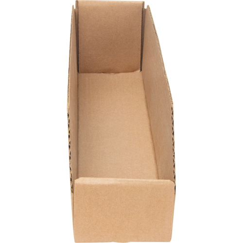 Boîtes profondes en carton ondul&eacute;, 3-3/4" la x 17-1/4" p x 4-1/2" h, Beige Rock Safety Industrial Ltd