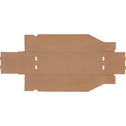Boîtes profondes en carton ondul&eacute;, 5-3/4" la x 17-1/4" p x 4-1/2" h, Beige Rock Safety Industrial Ltd