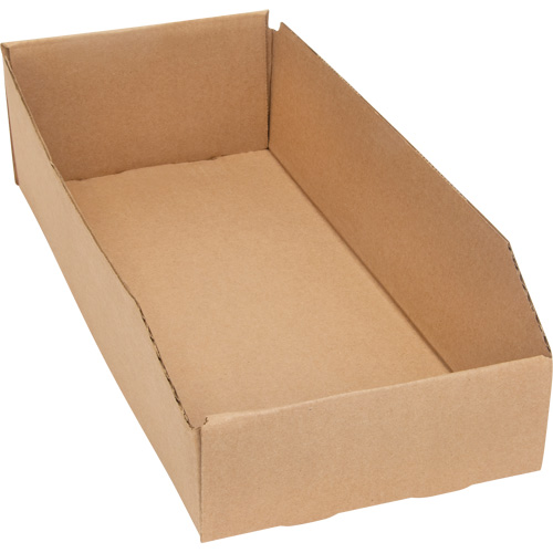 Boîtes profondes en carton ondul&eacute;, 7-3/4" la x 17-1/4" p x 4-1/2" h, Beige Rock Safety Industrial Ltd