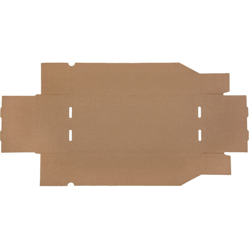 Boîtes profondes en carton ondul&eacute;, 7-3/4" la x 17-1/4" p x 4-1/2" h, Beige Rock Safety Industrial Ltd