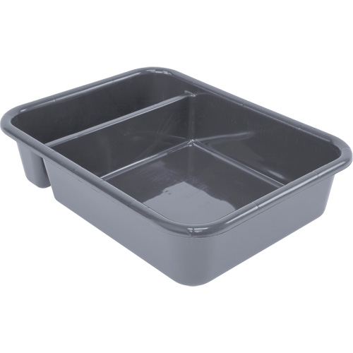 Bac d'entreposage tout usage &agrave; compartiment, 5" ha x 15" p x 20" lo, Plastique, Gris Rock Safety Industrial Ltd