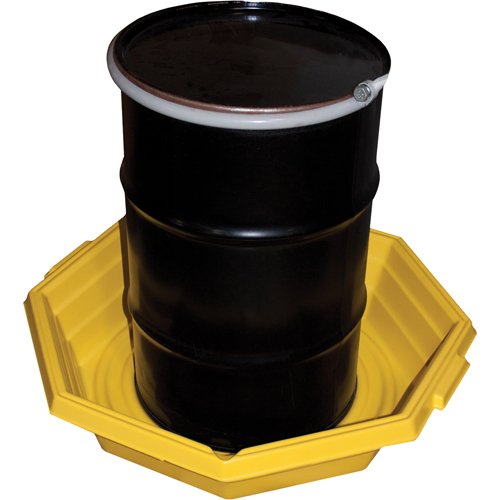 Plateaux Drums-Up, 37,5" lo x 37,5" la x 7,5" h, Cap. de d&eacute;versement 20 gal. US Rock Safety Industrial Ltd