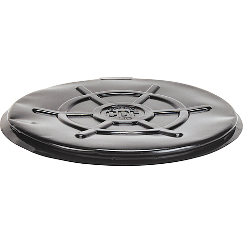 Protective Drum Lids, Closed Top, Fits: 55 US gal (45 imp. gal.), Black Rock Safety Industrial Ltd