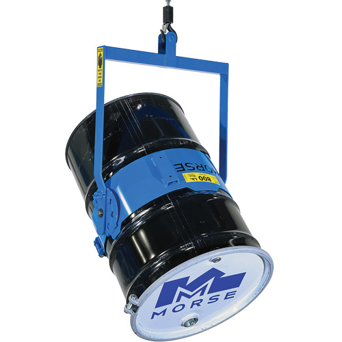 Ensemble de l&egrave;ve-baril manuel inclinable, Baril de 55 gal. US (45 gal. imp.), Capacit&eacute; 800 lb/363 kg Rock Safety Industrial Ltd