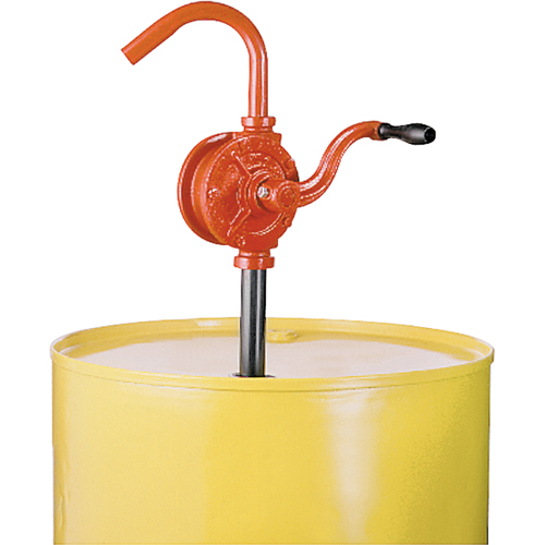 Pompe rotative pour barils, Fonte, Pour capacit&eacute; 15-55 gal., 7,5 gallons/100 r&eacute;volutions Rock Safety Industrial Ltd