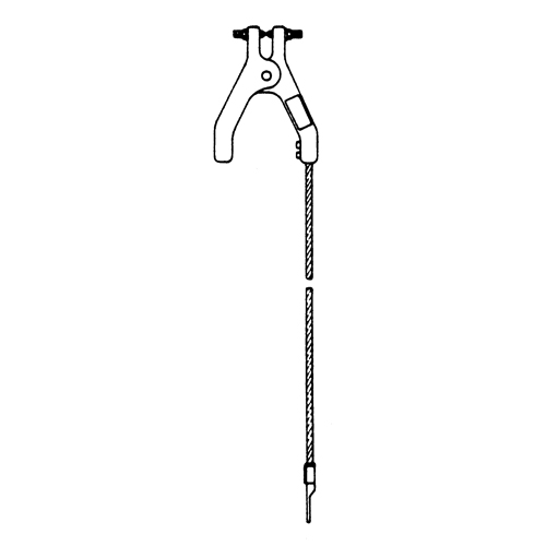Assemblages robustes de cables de masse et de mise &agrave; la terre - Pinces & raccordement a/borne d'extr&eacute;mit&eacute; de 1/4" Rock Safety Industrial Ltd