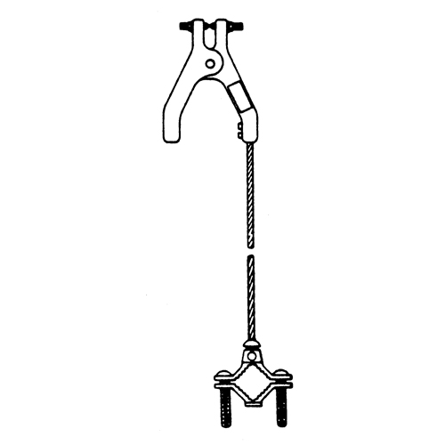 Assemblages robustes de c&acirc;bles de masse et de mise &agrave; la terre - Pinces & colliers de serrage (r&eacute;glable de 1/2" &agrave; 1") Rock Safety Industrial Ltd