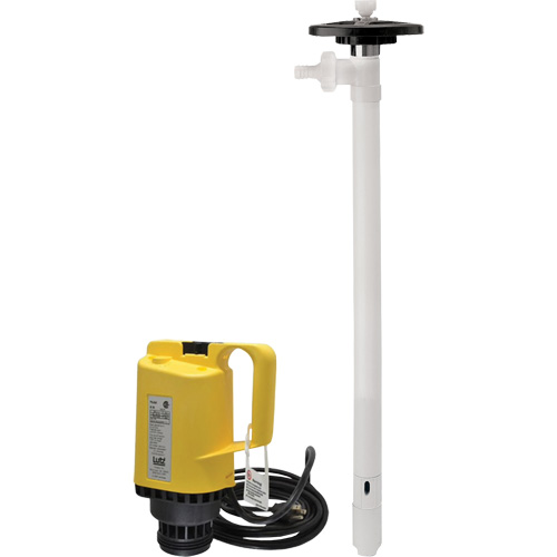 Pompes &agrave; tambour &eacute;lectriques, PVDF, 42 gal./min Rock Safety Industrial Ltd