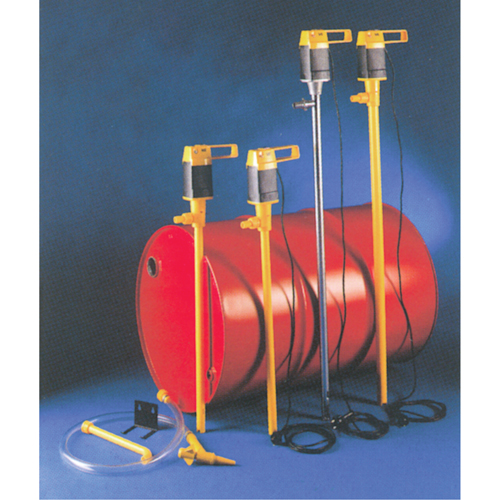 Pompes &agrave; tambour &eacute;lectriques, Polypropyl&egrave;ne, 12,5 gal./min Rock Safety Industrial Ltd