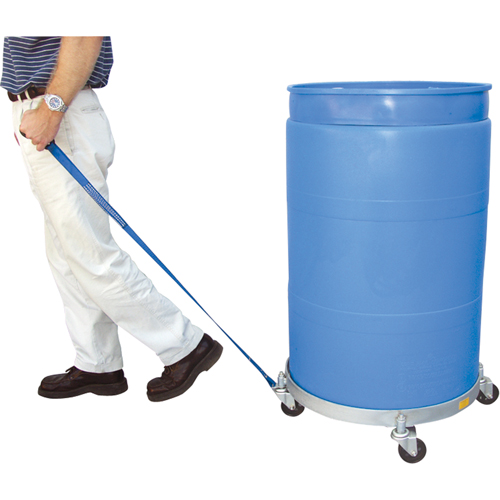 Multi-Tier Drum Dollies, Steel, 900 lbs. Capacity, 23-1/2" Diameter, Rubber Casters Rock Safety Industrial Ltd