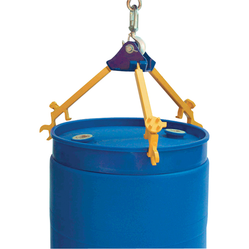 Multi-Purpose Overhead Drum Lifter with Wrenches, 30 - 55 US Gal. (25 - 45 Imperial Gal.), 800 lbs./362 kg. Cap. Rock Safety Industrial Ltd
