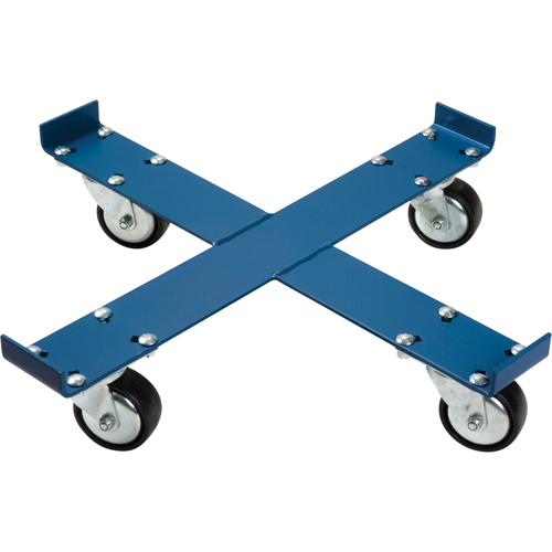 Drum Dolly, Steel, 1000 lbs. Capacity, 24" Diameter, Polyurethane Casters Rock Safety Industrial Ltd