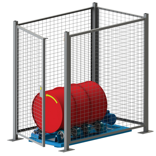 Guard Enclosure Kit for Drum Tumbler Tilt to Load Rock Safety Industrial Ltd