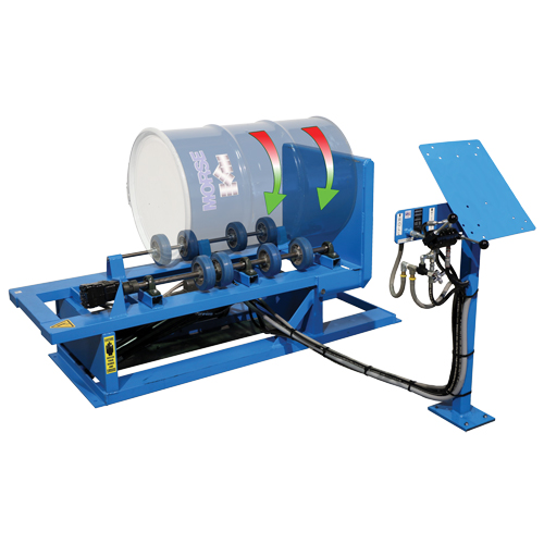 M&eacute;langeur de baril Hydra-Lift, 55 gal. US (45 gal. imp.) Capacit&eacute;, Vitesse variable, 1 CV Rock Safety Industrial Ltd