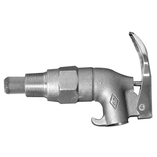 Soupape de baril en zinc avec pare-flamme, Alliage de zinc, entr&eacute;e NPT 3/4" Rock Safety Industrial Ltd