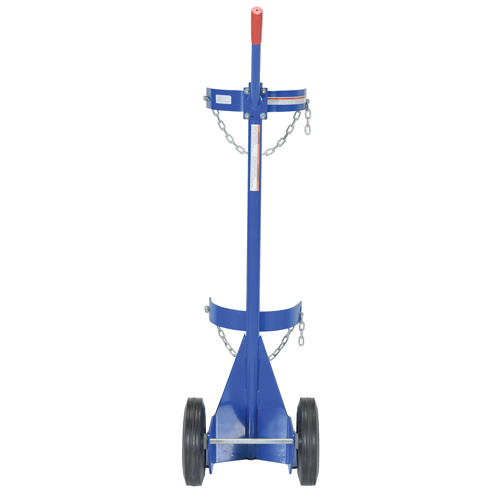 Chariot pour bouteille de gaz, Roues Caoutchouc, Base de 12" la x 15-1/2" lo, 500 lb Rock Safety Industrial Ltd