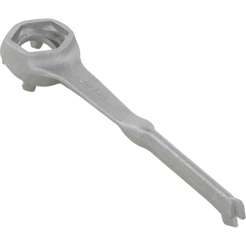 Single Ended Specialty Bung Nut Wrench, 1-1/2" Opening, 4-1/4" Handle, Non-Sparking Aluminum Rock Safety Industrial Ltd