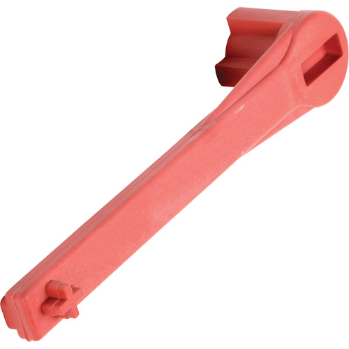 Cl&eacute; pour bouchon-&eacute;crou sp&eacute;cialis&eacute;e &agrave; un seul c&ocirc;t&eacute;, Ouverture de 1-1/4", Poign&eacute;e 8", Nylon anti&eacute;tincelles Rock Safety Industrial Ltd