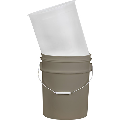 Plastic Pail Liner, 11-1/4" Dia. x 14" H, 5 US gal (4.16 imp. Gal.) Capacity Rock Safety Industrial Ltd