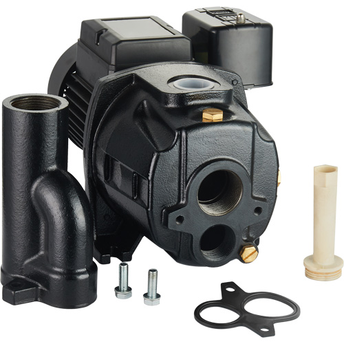 Pompe &agrave; jet en fonte &agrave; double tension transformable, 115 V/230 V, 1100 gal./h, 1/2 CV Rock Safety Industrial Ltd