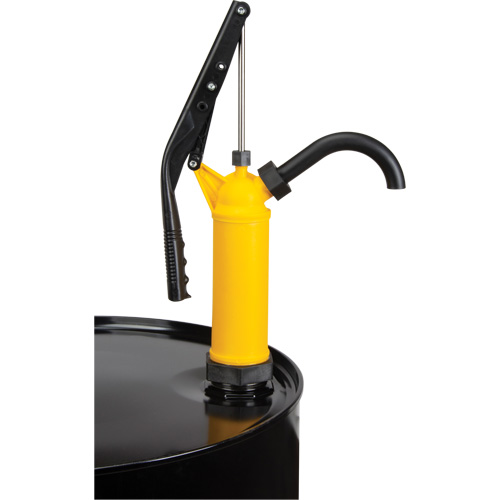 Pompe &agrave; baril de type levier, Polypropyl&egrave;ne, 14 oz/course, Pour barils de 5-55 gal. Rock Safety Industrial Ltd