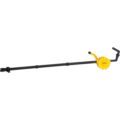 Rotary Type Drum Pump, Polypropylene, Fits 15 - 55 US Gal., 8 oz./Stroke Rock Safety Industrial Ltd
