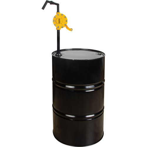 Rotary Type Drum Pump, Polypropylene, Fits 15 - 55 US Gal., 8 oz./Stroke Rock Safety Industrial Ltd