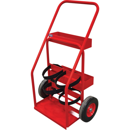 Chariot de prevention d'incendie pour travaux &agrave; chaud, Roues Semi-pneumatique, Base de 17,75" la x 8,9" lo, 100 lb Rock Safety Industrial Ltd