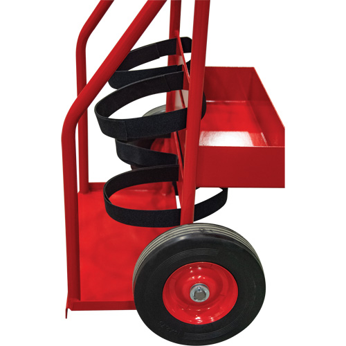 Chariot de prevention d'incendie pour travaux &agrave; chaud, Roues Semi-pneumatique, Base de 17,75" la x 8,9" lo, 100 lb Rock Safety Industrial Ltd