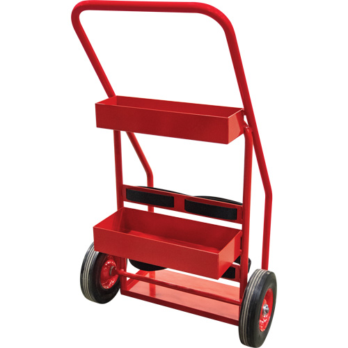 Chariot de prevention d'incendie pour travaux &agrave; chaud, Roues Semi-pneumatique, Base de 17,75" la x 8,9" lo, 100 lb Rock Safety Industrial Ltd