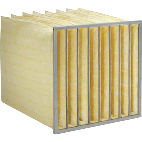 Filtres en fibre de verre Hi-Flo, Sac, MERV 13, 24" la x 24" p x 30" h Rock Safety Industrial Ltd