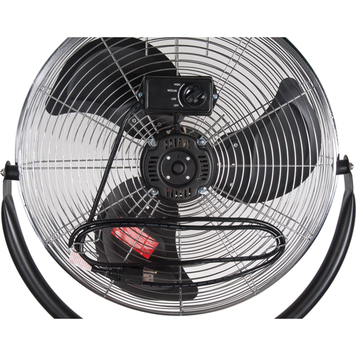 Ventilateur sur pi&eacute;destal haute vitesse, Commercial, 3 Vitesses, Diam&egrave;tre de 20" Rock Safety Industrial Ltd