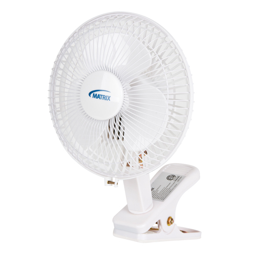 Clip-On & Desk Fan, 6" Diameter, 2 Speeds Rock Safety Industrial Ltd
